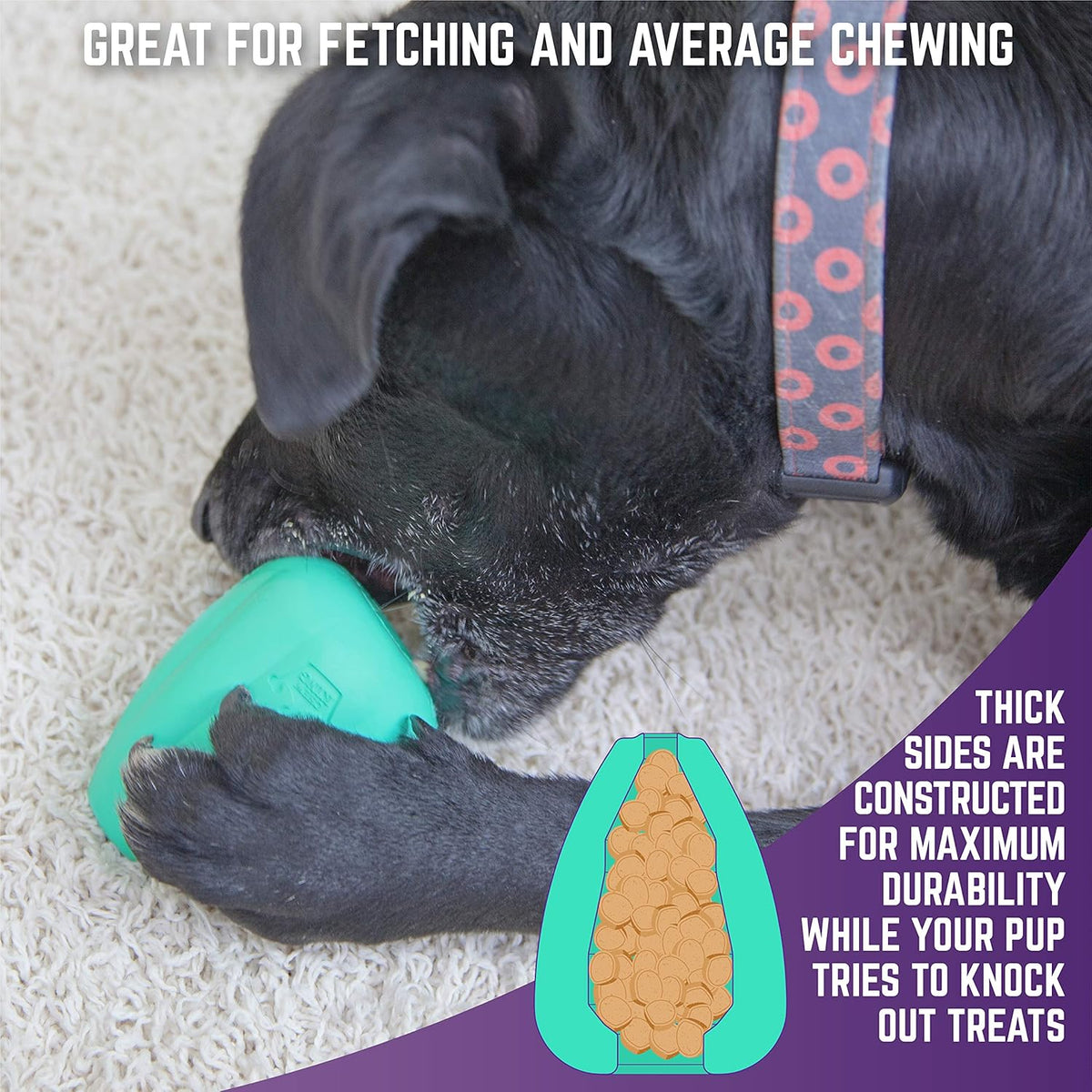 Chew King Premium Treat Dog Toy, L, Extremely Durable Natural Rubber Toy, Pack of 2 - PuriLite