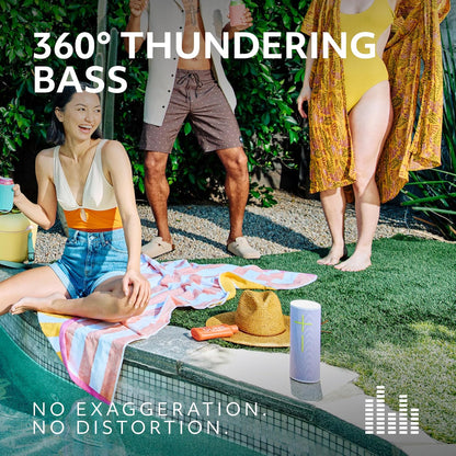Ultimate Ears MEGABOOM 4 Portable Waterproof Bluetooth Speaker with Powerful 360-Degree Sound and Thundering Bass, Floating Speaker with 20-Hour Battery and 147ft (45m) Range - Black - PuriLite