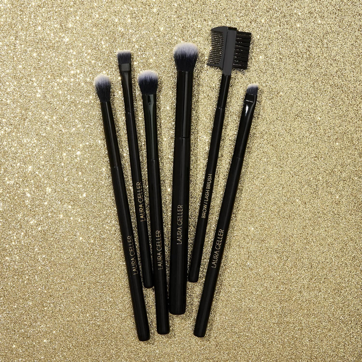 LAURA GELLER NEW YORK Dual-Ended Blush + Bronzer Brush - Blush Bronzer Contour Face Makeup Brush - PuriLite