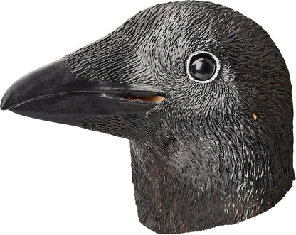 Creepy Party Halloween Mask Black Crow Masks Novelty Halloween Costume Party Animal Bird Face Crow Head Mask - PuriLite