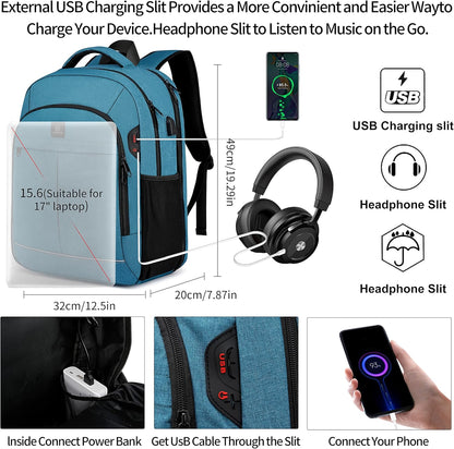 Laptop Backpack Travel Computer Backpack College Bookbag School Backpack - PuriLite