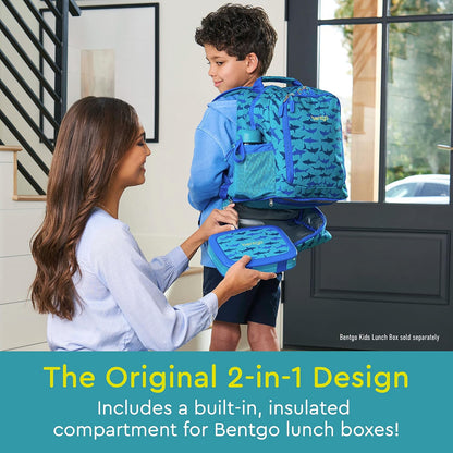 Bentgo Kids Prints 2-in-1 Backpack & Insulated Lunch Bag (Dinosaur) - PuriLite