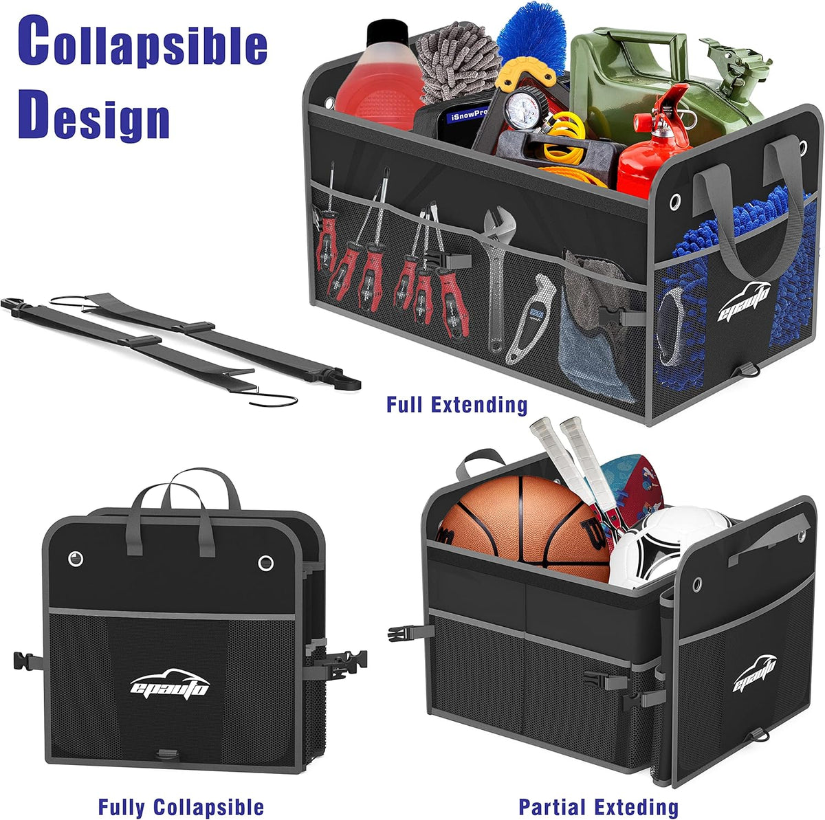 Purilite Select Foldable Car Trunk Organizer - PuriLite