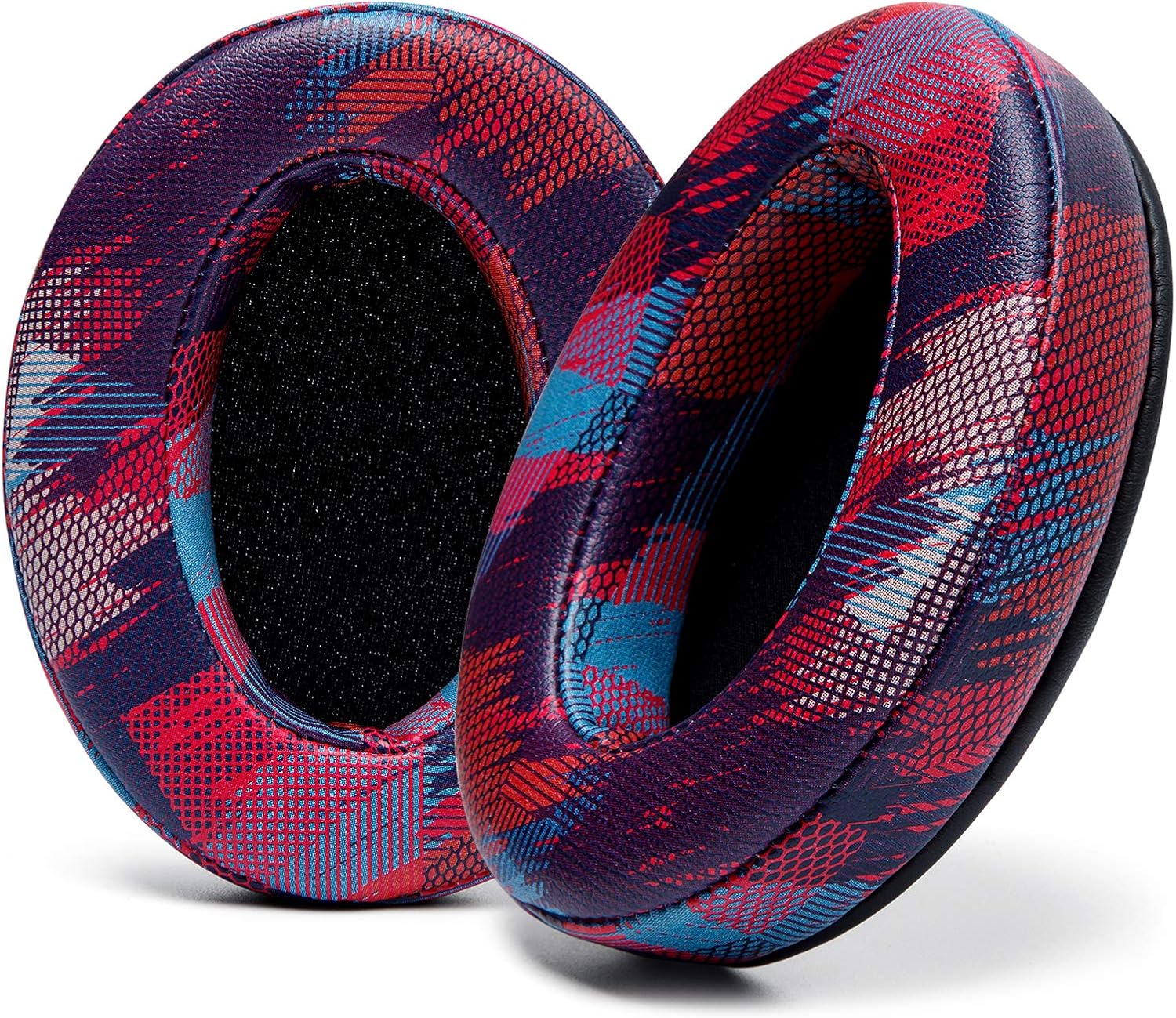 WC PadZ - The Ultimate Upgraded Earpads by Wicked Cushions - Compatible with Audio Technica, HyperX, SteelSeries Arctis & More - Extra Thick - Bigger Opening - Softer Memory Foam | (Speed Racer) - PuriLite