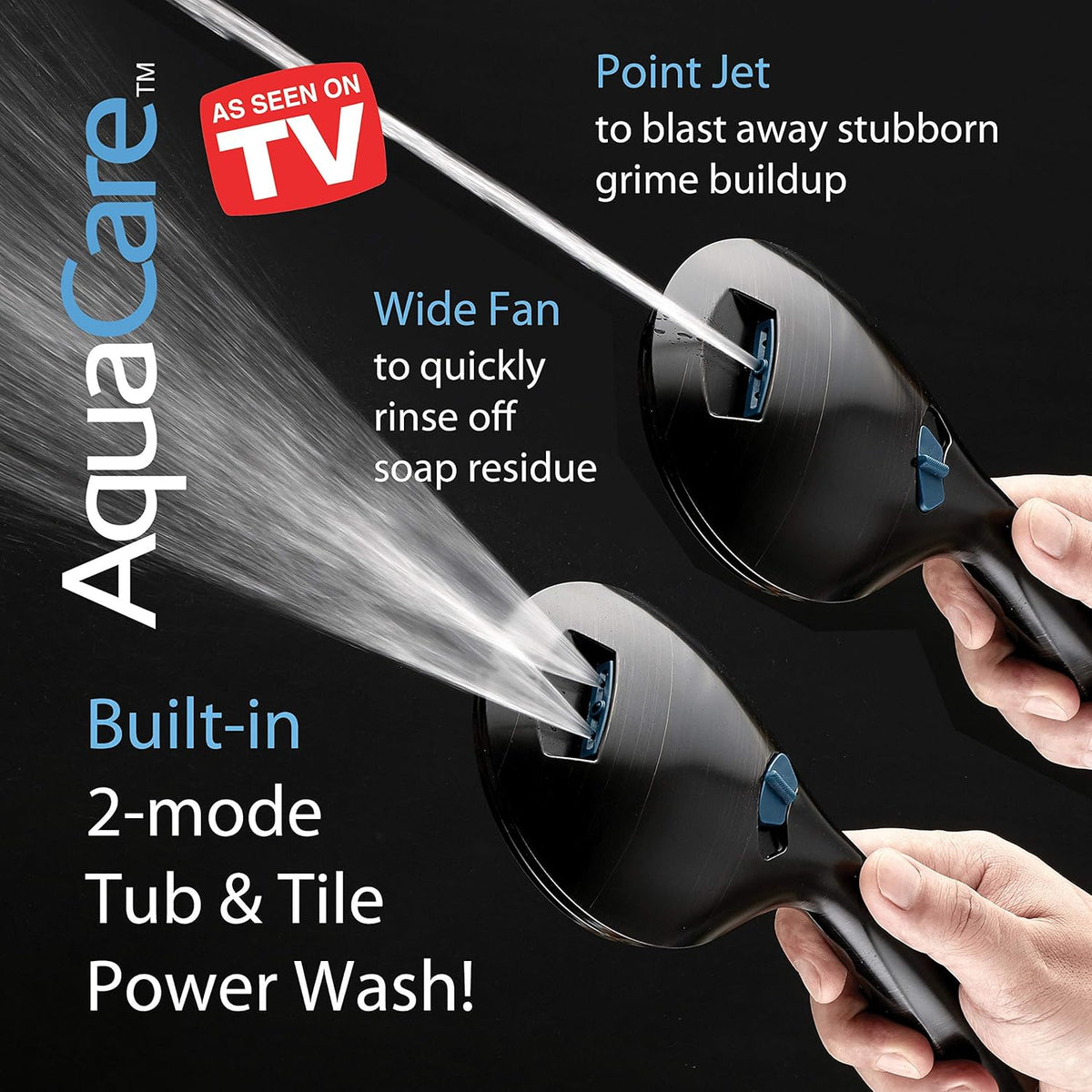 Purilite Select 8-Setting Handheld Shower Head – High Pressure, Self-Cleaning, Total Shower Hygiene System - PuriLite