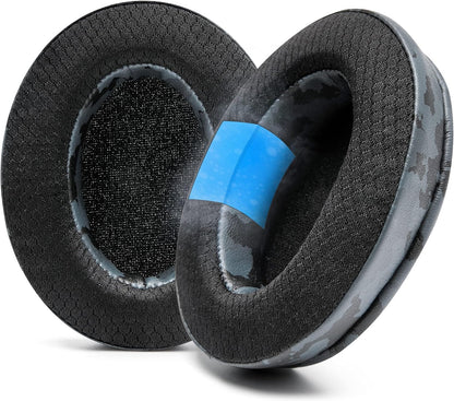 WC Freeze for Arctis Nova - Hybrid Fabric Cooling Gel Replacement Earpads for Arctis Nova Pro Wired, Nova 7, 5, 4, 3, 1 - Made by Wicked Cushions (Does Not Fit Nova Pro Wireless) | Black - PuriLite
