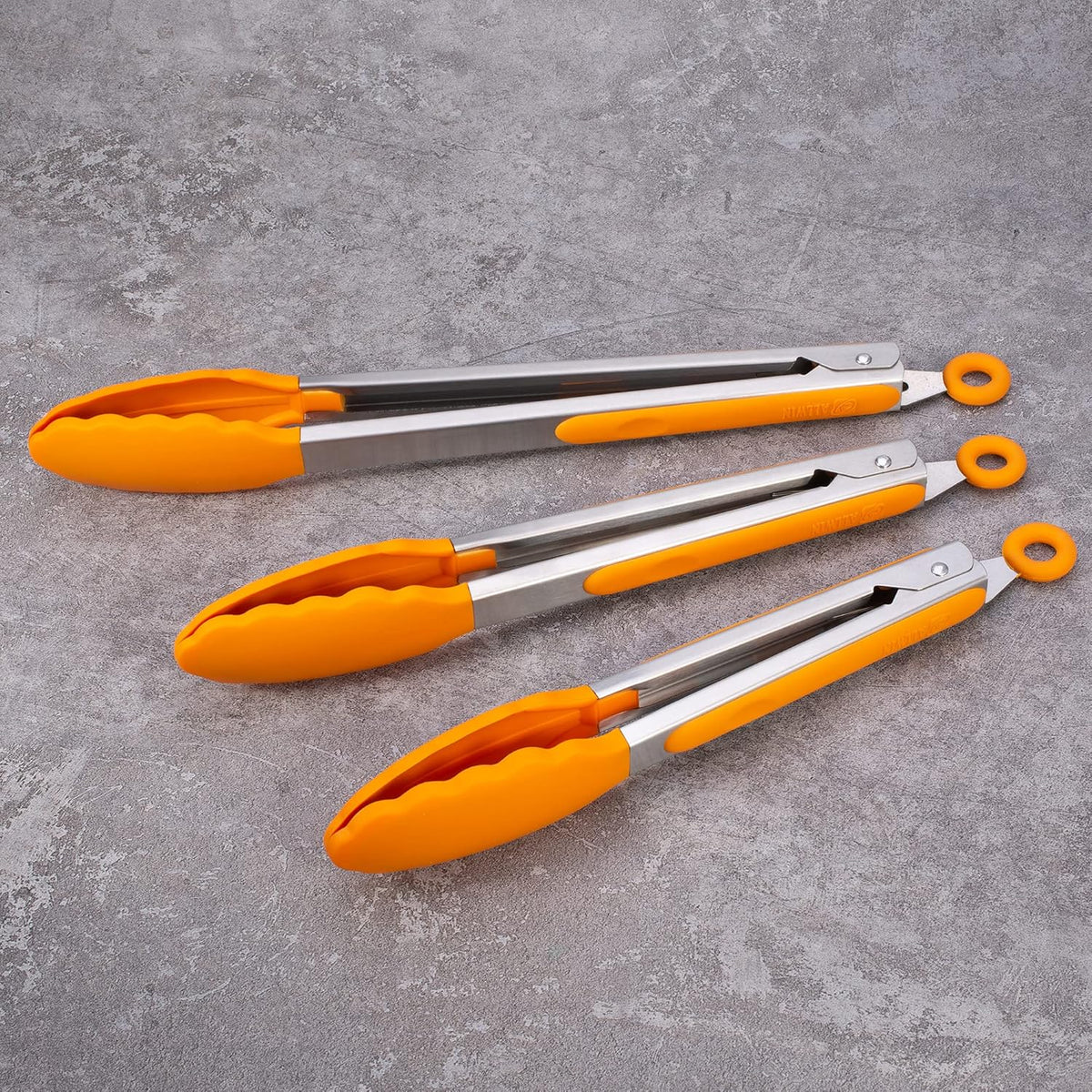Purilite Select Silicone &amp; Stainless Steel Kitchen Tongs - PuriLite