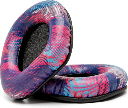 WC Upgraded Replacement Earpads for Corsair Void & Corsair Void Pro Wired & Wireless Gaming Headsets Made by Wicked Cushions | Improved Durability, Thickness, and Sound Isolation | (Speed Racer) - PuriLite