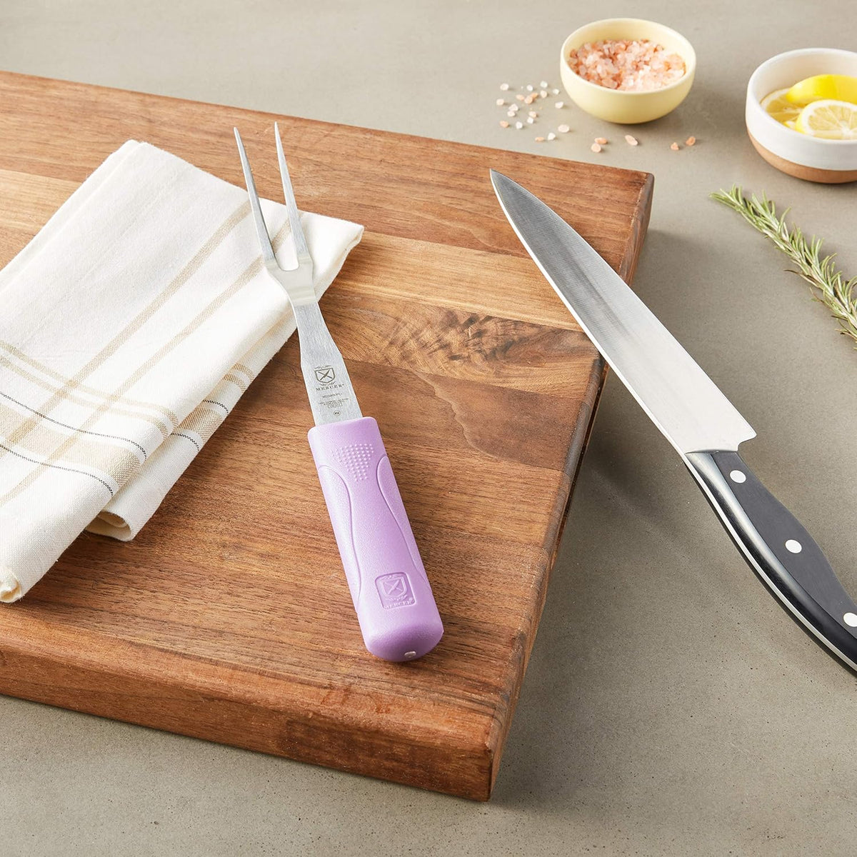 Mercer Culinary M23860 Millennia Black Handle, 8.5-Inch Narrow, Fillet Knife - PuriLite