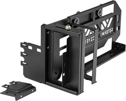 Cooler Master MasterAccessory Vertical GPU Card Holder Kit V3 – PCIe 4.0 x16 Premium Riser Cable, Adjustable Vertical GPU Mount for ATX & mATX PC Cases - PuriLite