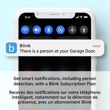 Blink Mini 2 (newest model), Plug-in smart security camera, HD night view in color, built-in spotlight, two-way audio, motion detection, Works with Alexa (White) - PuriLite