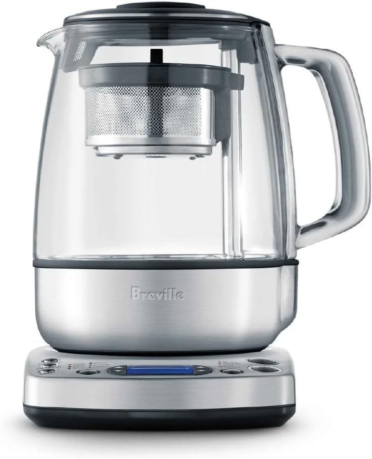 Breville BREBTM800XL Tea Maker Silver 9"x7"x11.75" - PuriLite