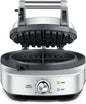 Breville BREBWM520XL "The No Mess" Waffle Iron, Metallic - PuriLite