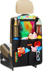SURDOCA Backseat Car Organizer,4th Gen Back Seat Protector with 11 Inch Tablet Holder, 8 Pockets,Car Storage Accessories Back Seat Organizer for Kids - PuriLite