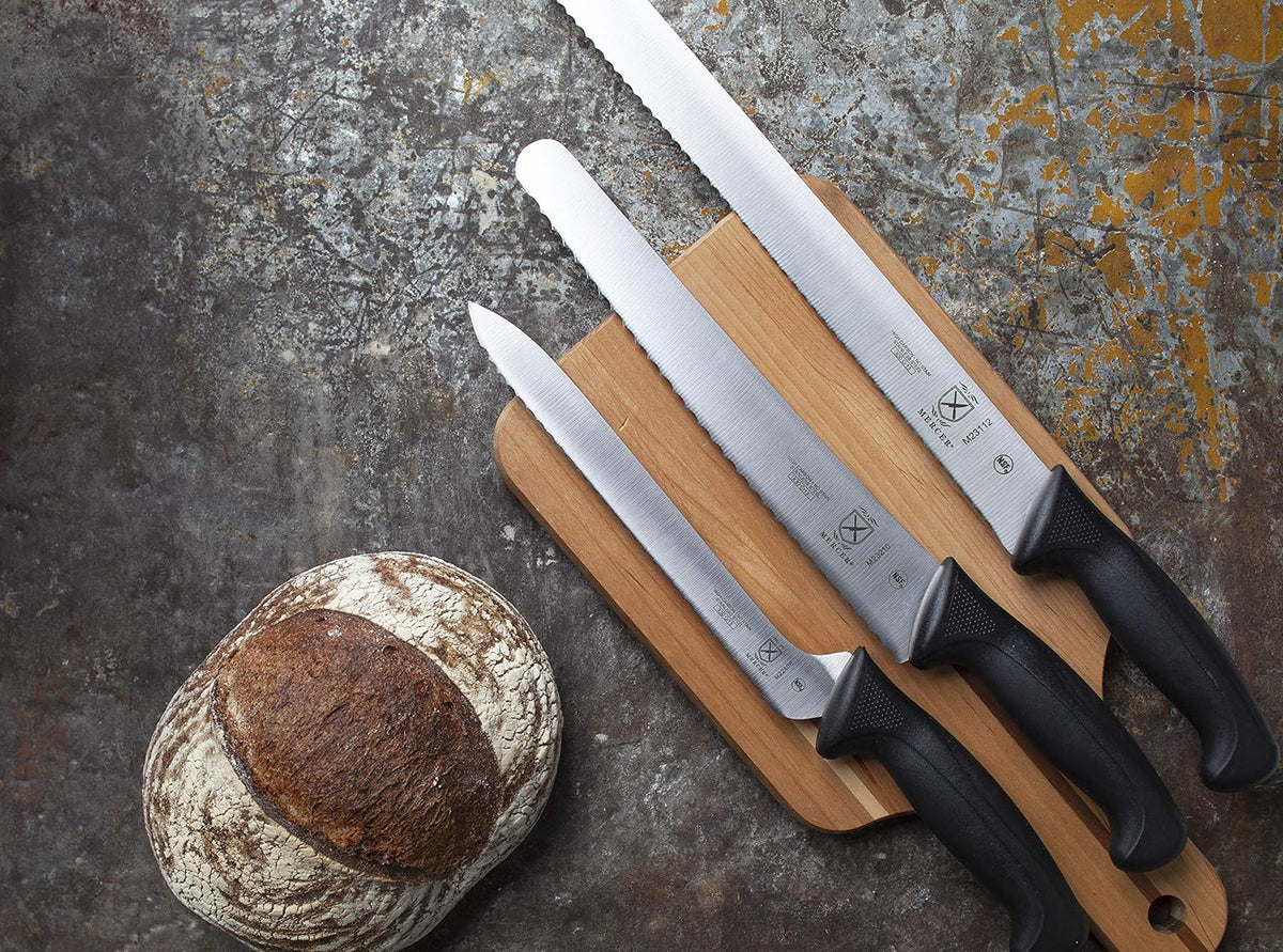 Mercer Culinary M23860 Millennia Black Handle, 8.5-Inch Narrow, Fillet Knife - PuriLite