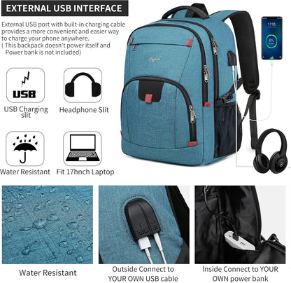 Laptop Backpack Travel Computer Backpack College Bookbag School Backpack - PuriLite
