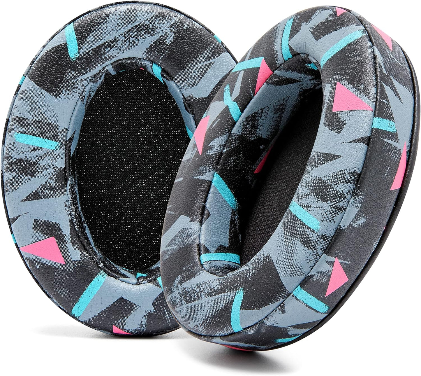 WC PadZ - The Ultimate Upgraded Earpads by Wicked Cushions - Compatible with Audio Technica, HyperX, SteelSeries Arctis & More - Extra Thick - Bigger Opening - Softer Memory Foam | (Speed Racer) - PuriLite