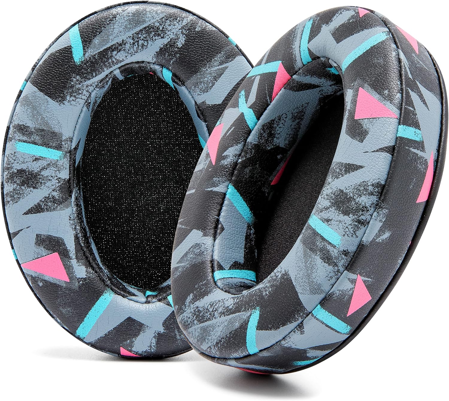 WC PadZ - The Ultimate Upgraded Earpads by Wicked Cushions - Compatible with Audio Technica, HyperX, SteelSeries Arctis & More - Extra Thick - Bigger Opening - Softer Memory Foam | (Speed Racer) - PuriLite