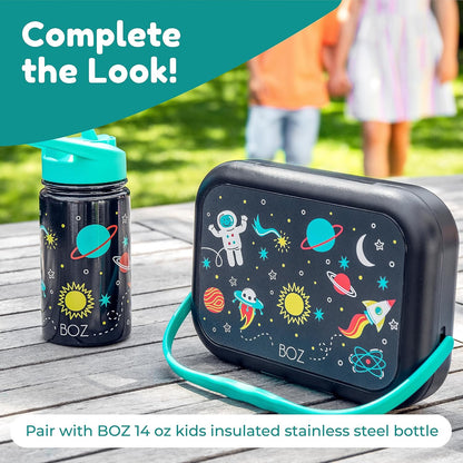BOZ Kids Bento Lunch Box - 4 Compartment Kids Lunch Containers for Ages 3 to 7 - Leak Proof, Dishwasher Safe - PuriLite