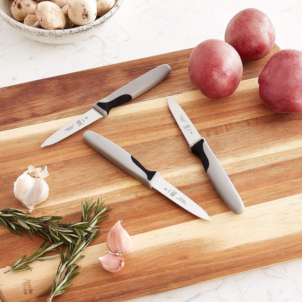 Mercer Culinary M23860 Millennia Black Handle, 8.5-Inch Narrow, Fillet Knife - PuriLite