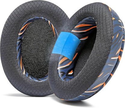 WC Freeze for Arctis Nova - Hybrid Fabric Cooling Gel Replacement Earpads for Arctis Nova Pro Wired, Nova 7, 5, 4, 3, 1 - Made by Wicked Cushions (Does Not Fit Nova Pro Wireless) | Black - PuriLite
