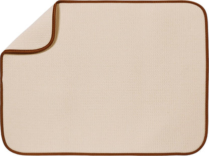 XL Microfiber Dish Drying Mat | Reversible Absorbent Kitchen Counter Drying Pad