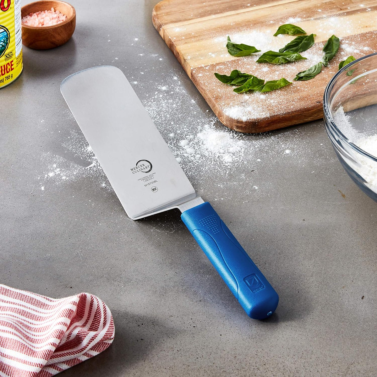 Mercer Culinary M23860 Millennia Black Handle, 8.5-Inch Narrow, Fillet Knife - PuriLite