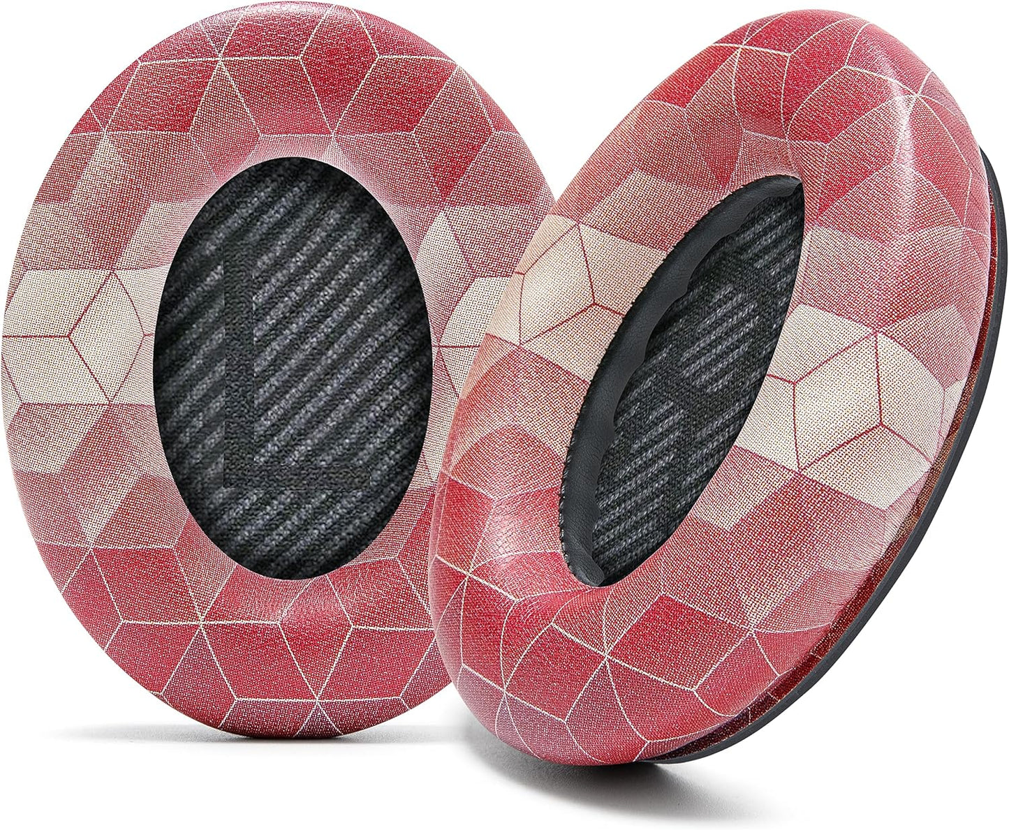 WC Wicked Cushions Upgraded Replacement Ear Pads for Bose QC35 & QC35ii (QuietComfort 35) Headphones & More - Softer Leather, Luxurious Memory Foam, Added Thickness, Extra Durability | Navy Tiger - PuriLite