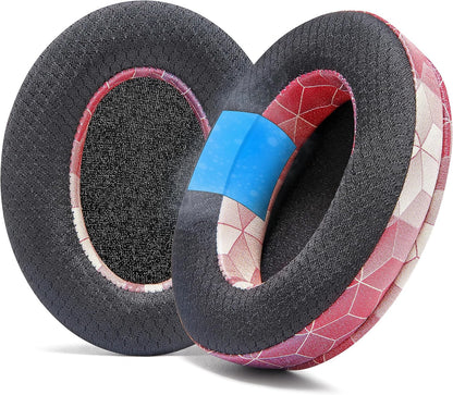 WC Freeze for Arctis Nova - Hybrid Fabric Cooling Gel Replacement Earpads for Arctis Nova Pro Wired, Nova 7, 5, 4, 3, 1 - Made by Wicked Cushions (Does Not Fit Nova Pro Wireless) | Black - PuriLite