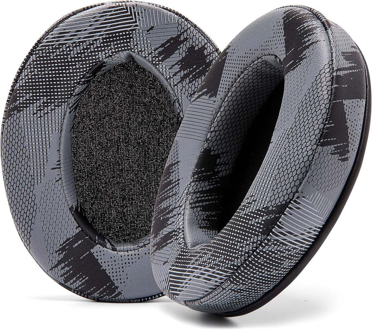 WC PadZ - The Ultimate Upgraded Earpads by Wicked Cushions - Compatible with Audio Technica, HyperX, SteelSeries Arctis & More - Extra Thick - Bigger Opening - Softer Memory Foam | (Black) - PuriLite