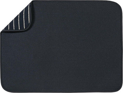 XL Microfiber Dish Drying Mat | Reversible Absorbent Kitchen Counter Drying Pad