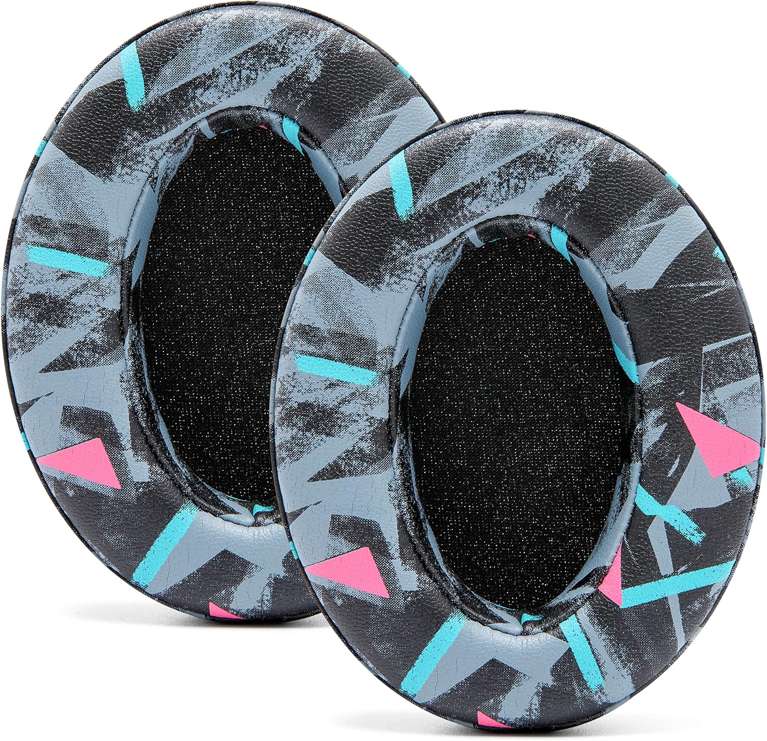 WC PadZ - The Ultimate Upgraded Earpads by Wicked Cushions - Compatible with Audio Technica, HyperX, SteelSeries Arctis & More - Extra Thick - Bigger Opening - Softer Memory Foam | (Speed Racer) - PuriLite
