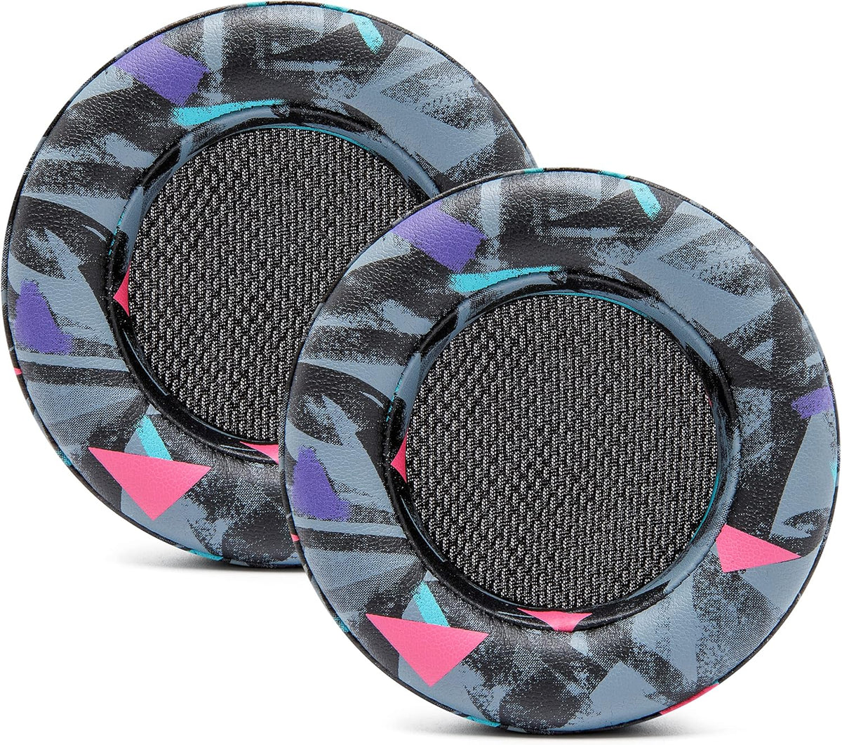 WC Upgraded Replacement Earpads for Corsair Virtuoso RGB Wireless Gaming Headset Made by Wicked Cushions | Improved Durability, Thickness, Softer Leather, and Sound Isolation | (90s Black) - PuriLite