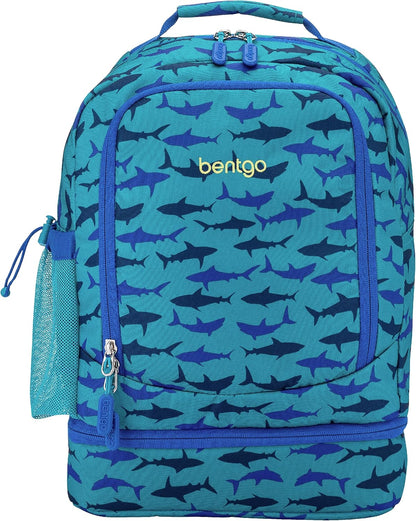 Bentgo Kids Prints 2-in-1 Backpack & Insulated Lunch Bag (Dinosaur) - PuriLite