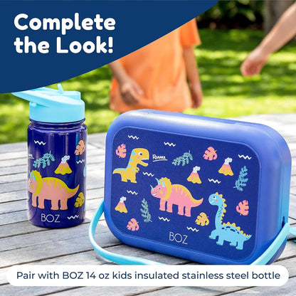 BOZ Kids Bento Lunch Box - 4 Compartment Kids Lunch Containers for Ages 3 to 7 - Leak Proof, Dishwasher Safe - PuriLite