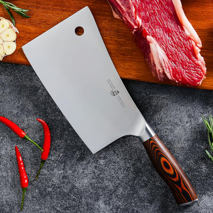 TUO Boning Knife - Razor Sharp Fillet Knife - High Carbon German Stainless Steel Kitchen Cutlery - Pakkawood Handle - Luxurious Gift Box Included - 7 inch - Fiery Phoenix Series - PuriLite