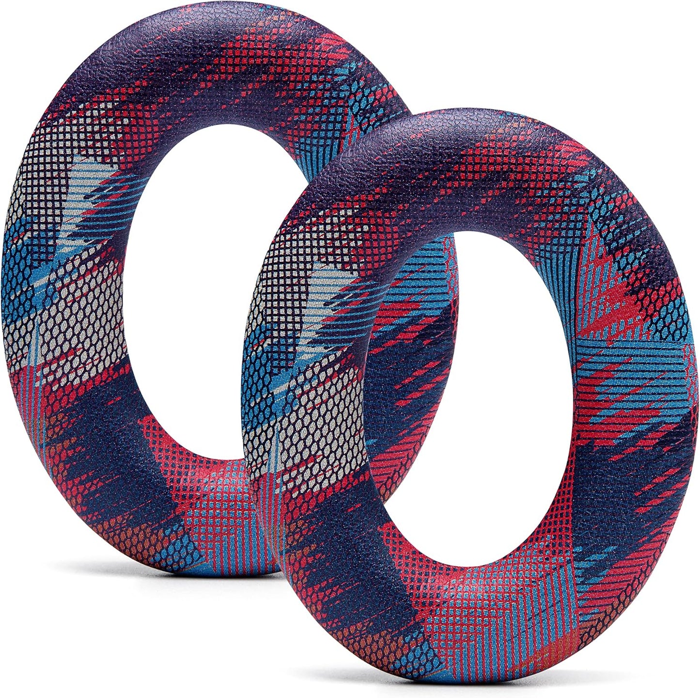 WC Wicked Cushions Upgraded Replacement Ear Pads for Bose QC35 & QC35ii (QuietComfort 35) Headphones & More - Softer Leather, Luxurious Memory Foam, Added Thickness, Extra Durability | Navy Tiger - PuriLite
