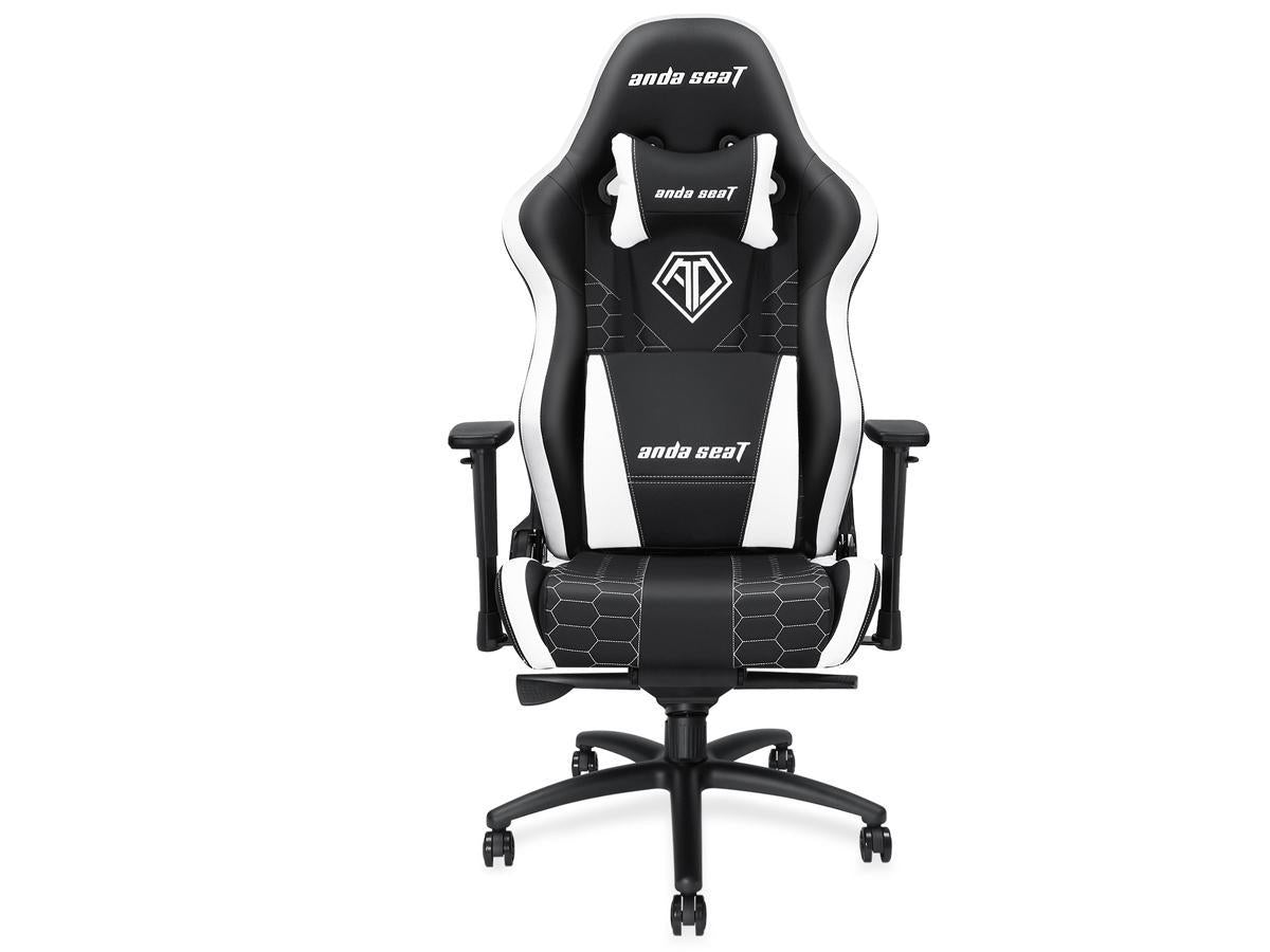 ANDA SEAT Spirit King Series Gaming Chair Black/White - PuriLite