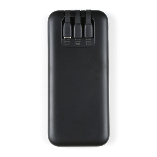 Dual-Port Power Bank with Digital Display and Integrated Cables - 10AH - PuriLite