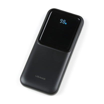 Dual-Port Power Bank with Digital Display and Integrated Cables - 10AH - PuriLite