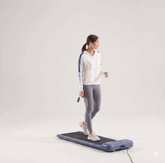 Purilite Select Portable Folding Walking Treadmill with LED Display – Intelligent Home Walking Machine with Adjustable Incline and Bluetooth Connectivity - PuriLite