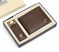 HAMMONDS FLYCATCHER Luxury Men's Gift Set – 100% Pure Cow Leather Wallet and Matching Keychain in Elegant Presentation Box - PuriLite