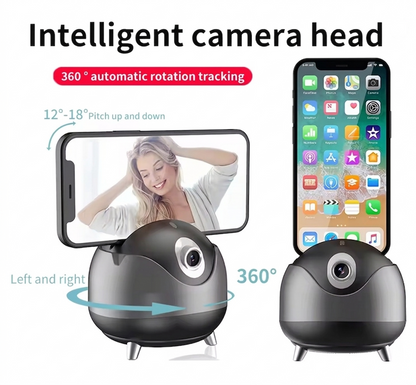 Purilite Select Auto Face Tracking Gimbal Stabilizer Q8, 360° Rotation Smart Phone Holder with Gesture Control, Bluetooth Tripod and Selfie Stick - PuriLite