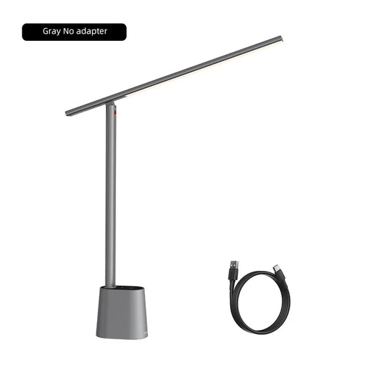 Purilite Select LED Desk Lamp Eye Protection Study Light, Dimmable Foldable Office Table Lamp with Auto Brightness Sensor, Full Spectrum LED Smart Adaptive Lighting Bedside Reading Lamp