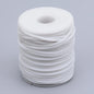 Purilite Select Hollow Rubber Cord Roll for Jewelry Making, Flexible PVC Tubular Craft Cord, DIY Bracelet and Necklace Thread, 2mm 3mm 4mm