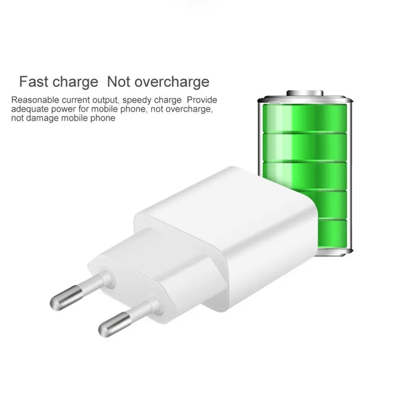 Purilite Select Fast Charger EU Plug with USB Cable - PuriLite