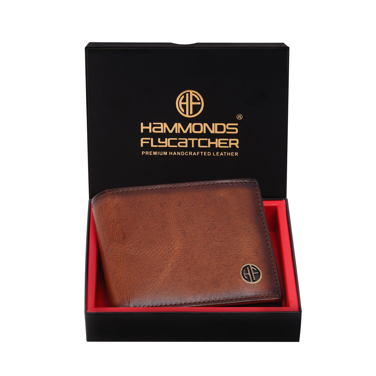 Hammonds Fly Catcher Pure Cow Leather Bi-Fold Wallet for Men – Model HF595 - PuriLite
