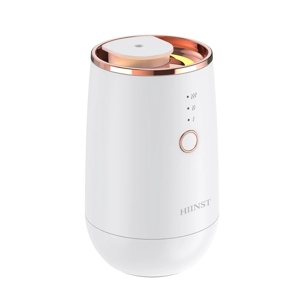 Purilite Select USB Rechargeable Essential Oil Diffuser – Smart Start-Off Car Air Freshener with 9-Color LED Lights - PuriLite