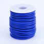 Purilite Select Hollow Rubber Cord Roll for Jewelry Making, Flexible PVC Tubular Craft Cord, DIY Bracelet and Necklace Thread, 2mm 3mm 4mm
