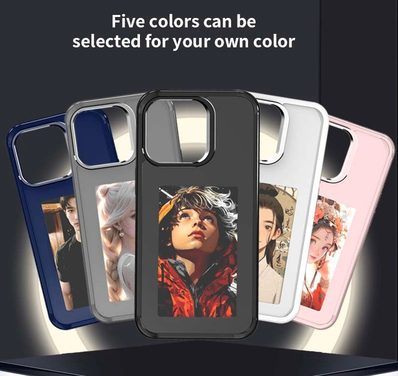 E-Ink Screen Phone Case with Smart NFC – Customizable App-Controlled Back Cover for iPhone 16 Pro Max - PuriLite